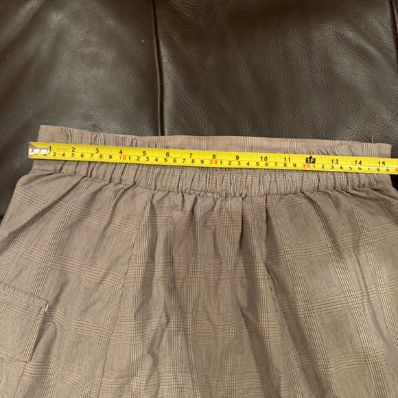 Plaid Drop Crotch Harem Joggers - Picture 4 of 4